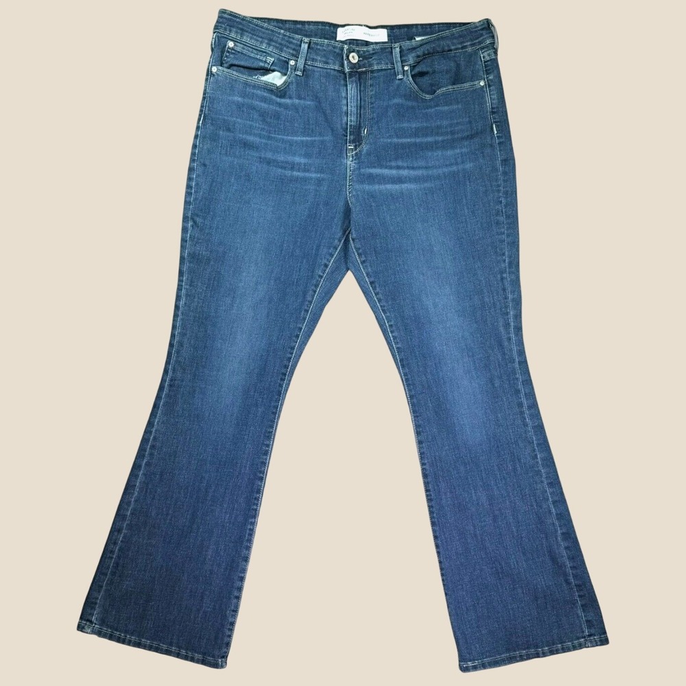 Signature By‎ Levi Strauss Jeans Women 14S (36) Mid Rise Bootcut Stretch Denim